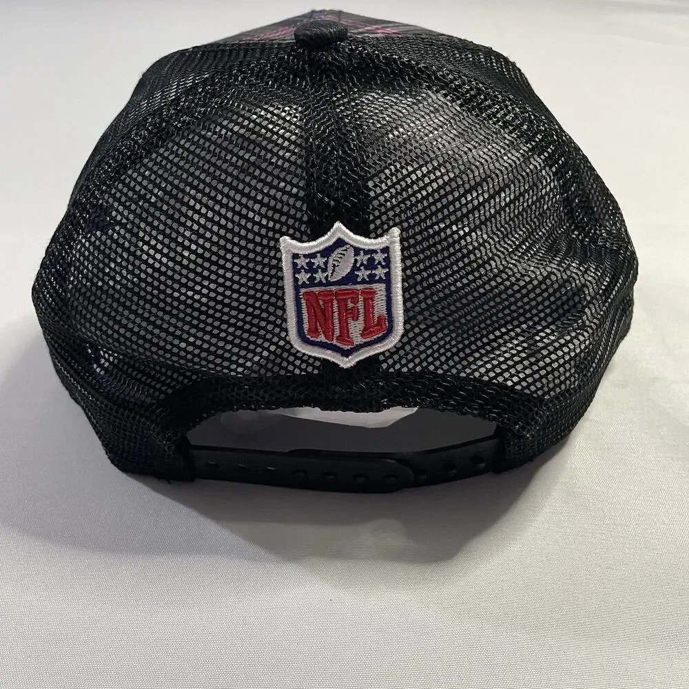 Baltimore Ravens New Era NFL Sideline Crucial Catch Trucker Snapback Hat Cap